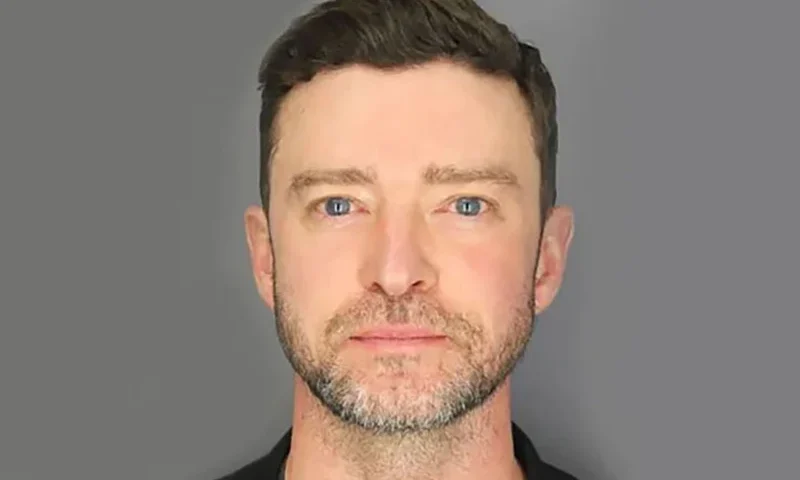(EDITOR’S NOTE: This Handout image was provided by a third-party organization and may not adhere to Getty Images’ editorial policy.) In this handout image provided by the Sag Harbor Police Department, Musician Justin Timberlake is seen in a booking photo on June 18, 2024 in Sag Harbor, New York. Timberlake was charged with driving while intoxicated. (Photo by Sag Harbor Police Department via Getty Images)