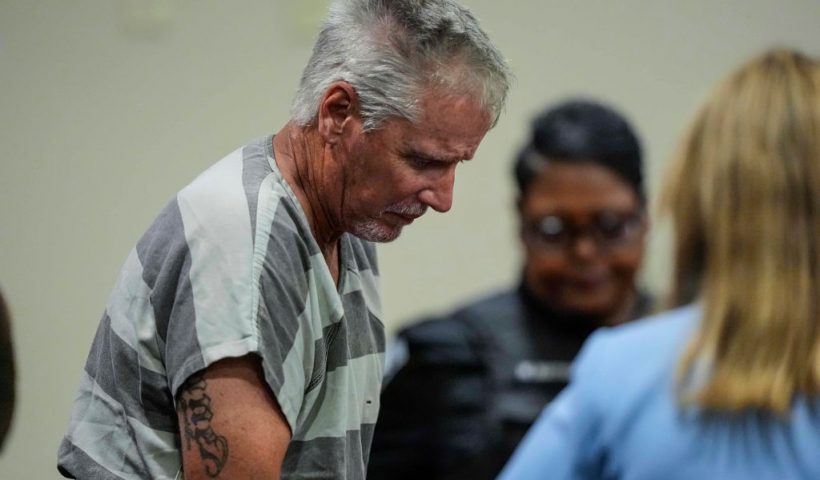 WINDER, GEORGIA - SEPTEMBER 6: Colin Gray, 54, the father of Apalachee High School shooting suspect Colt Gray, 14, enters the Barrow County courthouse for his first appearance, on September 6, 2024, in Winder, Georgia. Colin Gray is being charged with involuntary manslaughter, second-degree murder and cruelty to children after his son opened fire and killed 4 at the high school on Wednesday. (Photo by Brynn Anderson-Pool/Getty Images)