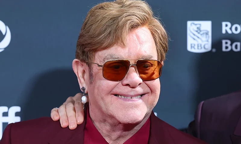 TORONTO, ONTARIO - SEPTEMBER 06: Elton John attends the premiere of "Elton John: Never Too Late" during the 2024 Toronto International Film Festival at Roy Thomson Hall on September 06, 2024 in Toronto, Ontario. (Photo by Leon Bennett/Getty Images)