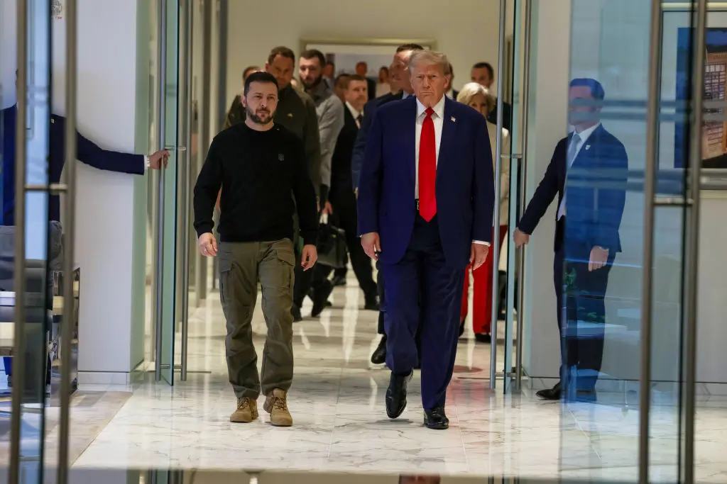 Trump Meets With Zelensky At Trump Tower