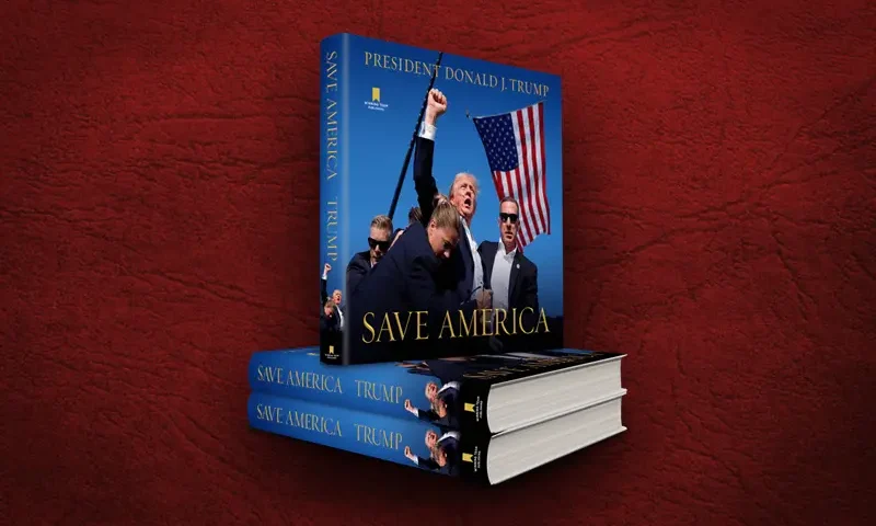 Book cover of Save America - A Beautiful Photographic Documentary Of Trump’s Presidency And Beyond