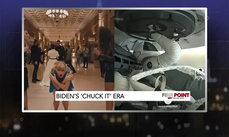 Video still from Fine Point on One America News Network