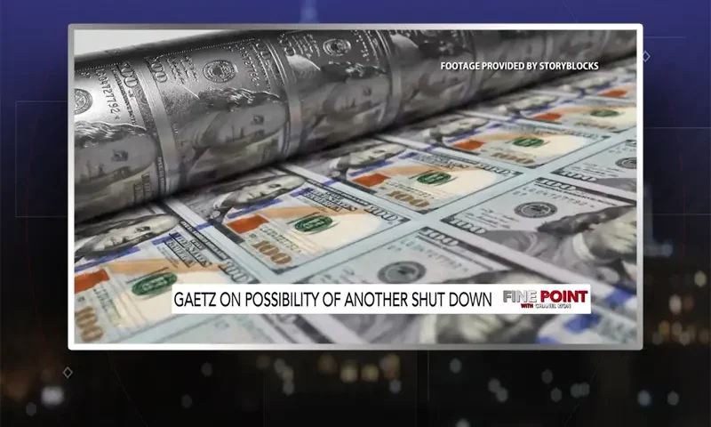 Video still from Fine Point on One America News Network
