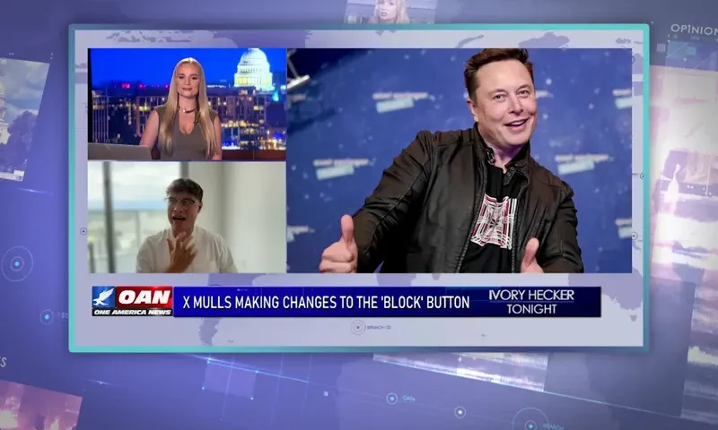 Video still from Ivory Hecker Tonight on One America News Network during an interview with the guest, Clarkson Lawson.