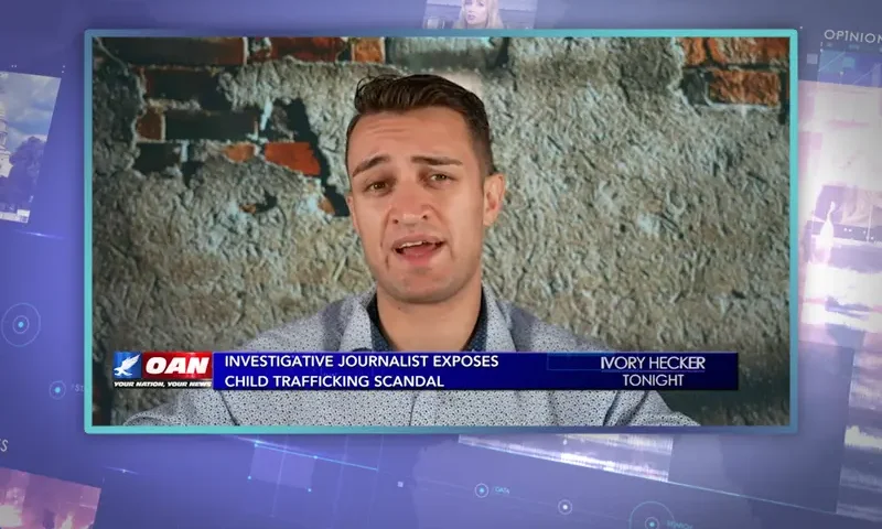 Video still from Ivory Hecker Tonight on One America News Network during an interview with the guest, Anthony Rubin.