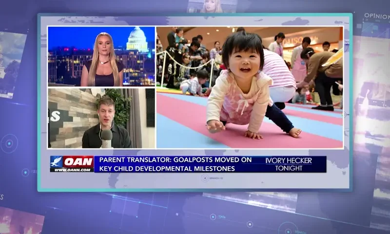 Video still from Ivory Hecker Tonight on One America News Network during an interview with the guest, Max Lugavere.