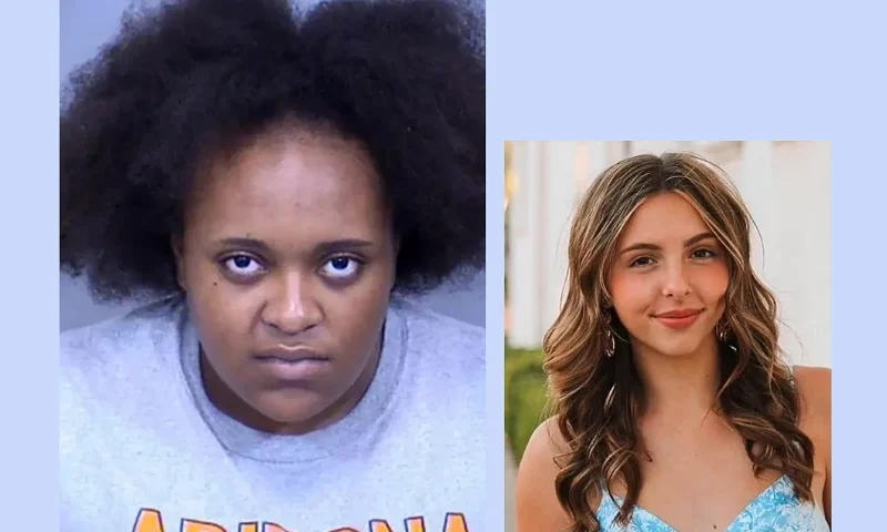 (L) Assailant Kaci Sloan. (Photo via: Maricopa County Sheriff's Office) / (R) Victim Mara Daffron. (Photo via: Mara Daffron public Instagram)