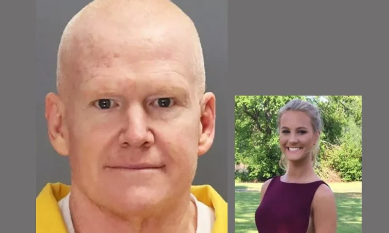 (L) Alex Murdaugh. (Photo via: South Carolina Dept of Corrections) / (R) Teenager Mallory Beach - family photo released to the press. (Photo via: Beach family)