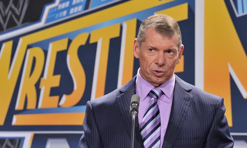 EAST RUTHERFORD, NJ - FEBRUARY 16: Vince McMahon attends a press conference to announce that WWE Wrestlemania 29 will be held at MetLife Stadium in 2013 at MetLife Stadium on February 16, 2012 in East Rutherford, New Jersey. (Photo by Michael N. Todaro/Getty Images)