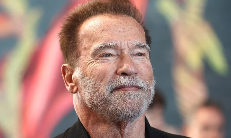 LOS ANGELES, CALIFORNIA - APRIL 21: Former California Governor Arnold Schwarzenegger attends an event marking the completion of a 4-acre solar rooftop constructed atop AltaSea's research and development facility at the Port of Los Angeles, in the San Pedro neighborhood, on April 21, 2023 in Los Angeles, California. The installation will supply enough energy to power AltaSea’s 35-acre campus, the country’s biggest 'blue economy' tech hub, which is focused on clean oceans, climate resiliency, and clean energy. (Photo by Mario Tama/Getty Images)