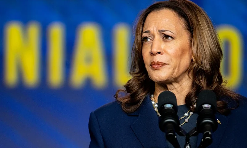 HOUSTON, TEXAS - JULY 31: Democratic Presidential candidate, U.S. Vice President Kamala Harris delivers remarks during the Sigma Gamma Rho's 60th International Biennial Boule at the George R. Brown Convention Center on July 31, 2024 in Houston, Texas. Vice President Harris continues campaigning around the country against Republican presidential nominee, former President Donald Trump ahead of the November 5 presidential election. (Photo by Brandon Bell/Getty Images)