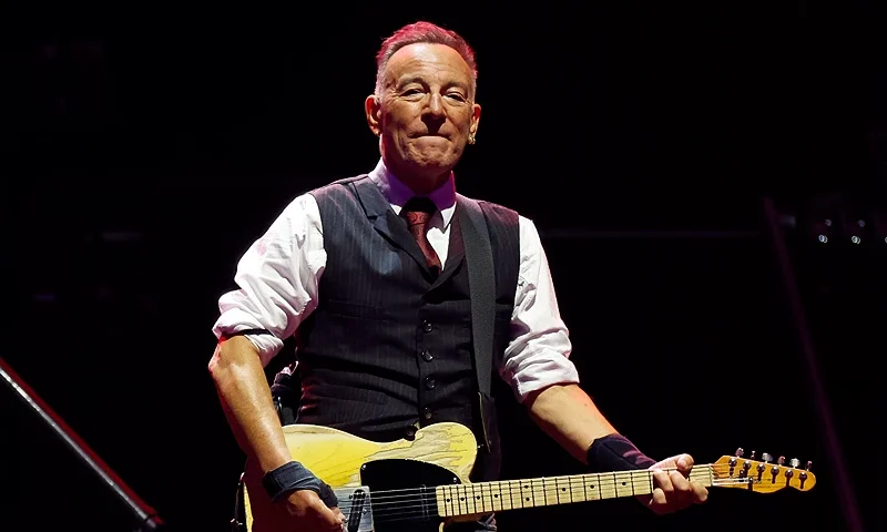 BALTIMORE, MARYLAND - SEPTEMBER 13: Bruce Springsteen and the E Street Band perform at Orioles at Oriole Park at Camden Yards on September 13, 2024 in Baltimore, Maryland. This is Springsteen's first concert at the Oriole Park. (Photo by Kevin Dietsch/Getty Images)