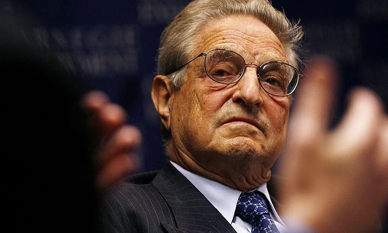 WASHINGTON - SEPTEMBER 13: Investor George Soros speaks during a program hosted by the New America Foundation September 13, 2006 in Washington, DC. Soros spoke on a range of political issues during a question and answer session. (Photo by Win McNamee/Getty Images)