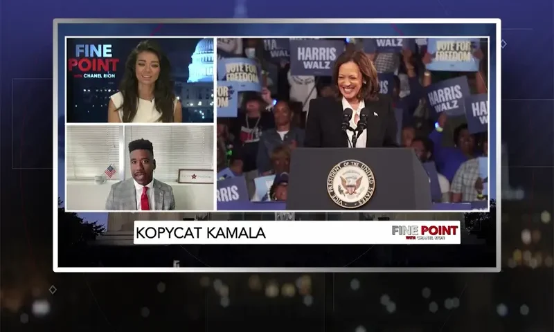 Video still from Fine Point on One America News Network during an interview with the guest, R.C. Maxwell.