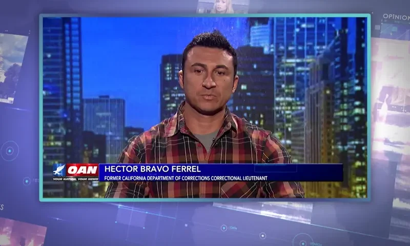 Video still from Ivory Hecker Tonight on One America News Network during an interview with the guest, Hector Bravo Ferrel.
