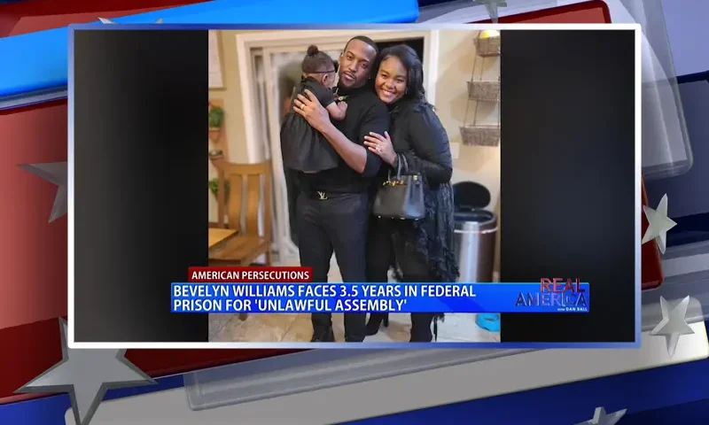 Video still from Real America on One America News Network