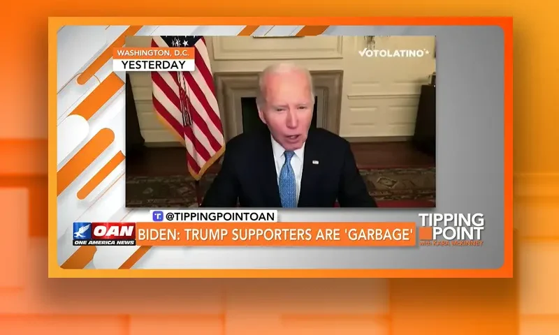 Video still from Tipping Point on One America News Network