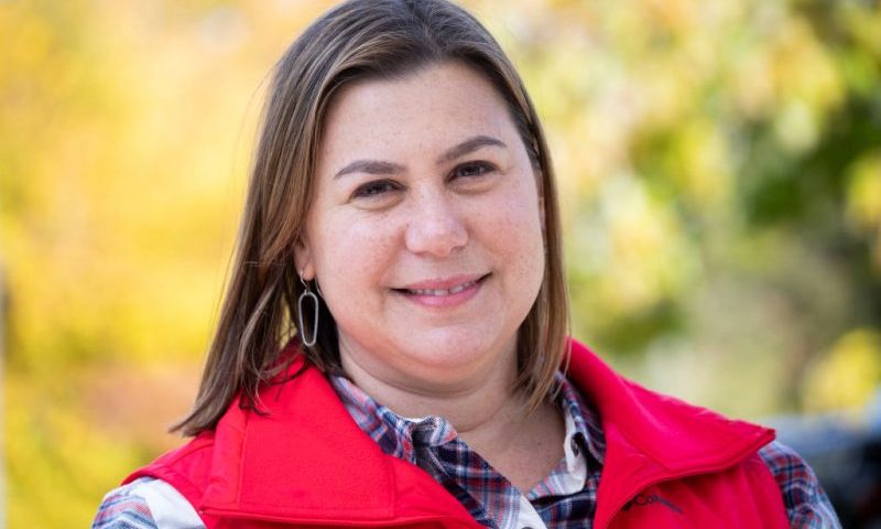 EAST LANSING, MI - OCTOBER 16: U.S. Rep. Elissa Slotkin poses for a photo at a campaign rally she held on October 16, 2022 in East Lansing, Michigan. The race between Congresswoman Slotkin and Michigan State Senator Tom Barrett for Michigan's newly configured 7th Congressional District is one of the two most expensive U.S. House campaigns in the country. (Photo by Bill Pugliano/Getty Images)