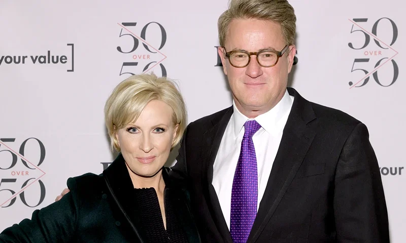 NEW YORK, NEW YORK - DECEMBER 15: Mika Brzezinski and Joe Scarborough attend Forbes x Know Your Value 50 Over 50 on December 15, 2021 in New York City. (Photo by Dia Dipasupil/Getty Images)