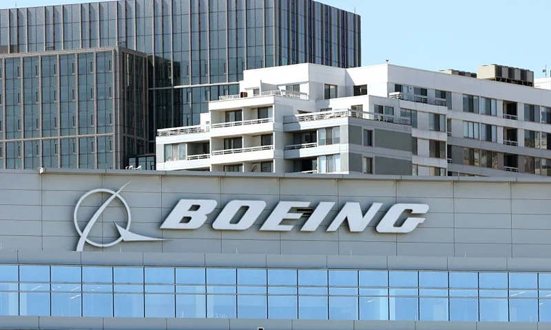 ARLINGTON, VIRGINIA - MARCH 25: The exterior of the Boeing Company headquarters is seen on March 25, 2024 in Arlington, Virginia. Boeing CEO Dave Calhoun announced he intends to leave the company by the end of the year in the wake of ongoing safety concerns with the company's jetliners. Boeing’s chairman Larry Kellner and the head of the commercial airplane unit, Stan Deal, are also exiting. (Photo by Kevin Dietsch/Getty Images)