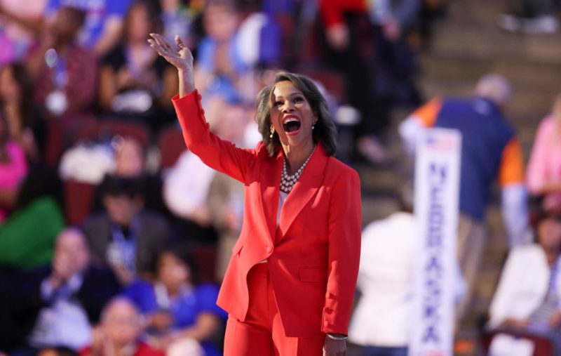 US Representative Lisa Blunt Rochester, Democrat from Delaware, arrives to speak on the third day of the Democratic National Convention (DNC) at the United Center in Chicago, Illinois, on August 21, 2024. Vice President Kamala Harris will formally accept the party's nomination for president at the DNC which runs from August 19-22 in Chicago. (Photo by CHARLY TRIBALLEAU / AFP) (Photo by CHARLY TRIBALLEAU/AFP via Getty Images)