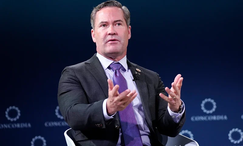 U.S. House of Representatives, The Hon. Mike Waltz attends the 2024 Concordia Annual Summit at Sheraton New York Times Square on September 23, 2024 in New York City. (Photo by Riccardo Savi/Getty Images for Concordia Summit)