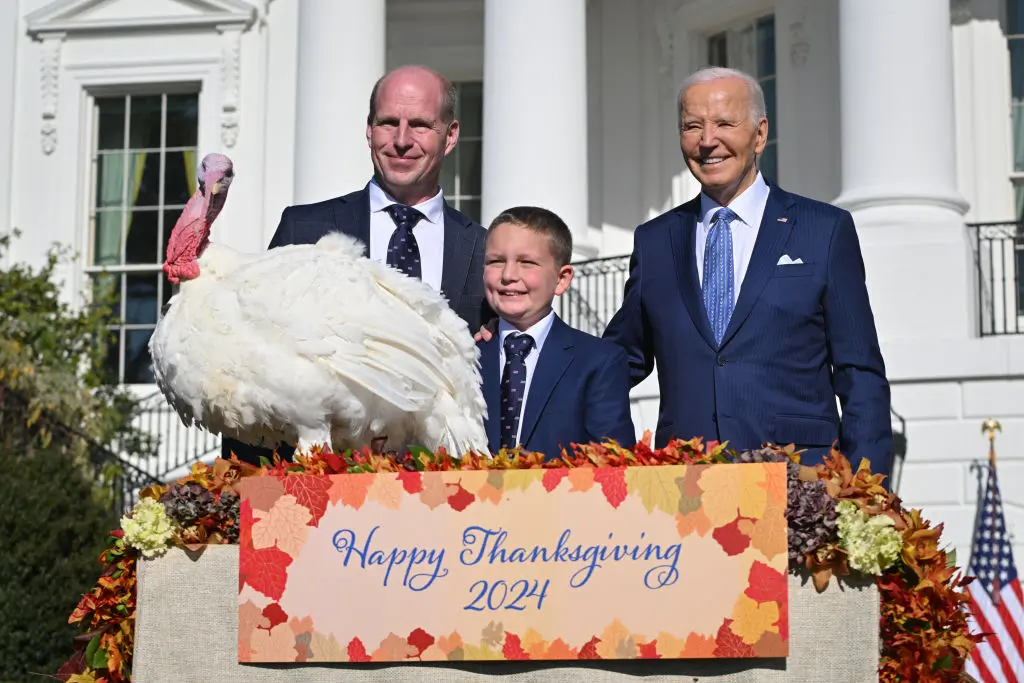 Biden Pardons Turkeys In Annual Thanksgiving Tradition