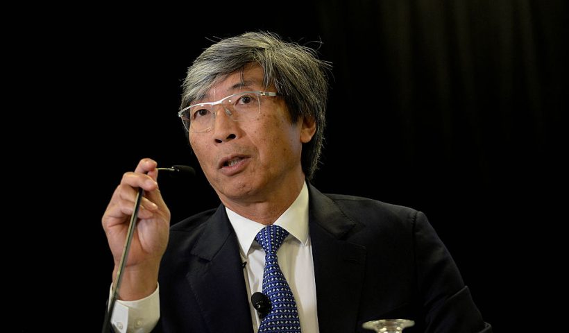 BOSTON, MA - OCTOBER 26: Dr. Patrick Soon-Shiong, Founder and CEO NantWorks, Leader of the Cancer MoonShot 2020, announces newest initiatives for Cancer MoonShot 2020 at Hyatt Regency Boston on October 26, 2016 in Boston, Massachusetts. (Photo by Darren McCollester/Getty Images for NantHealth, Inc.)