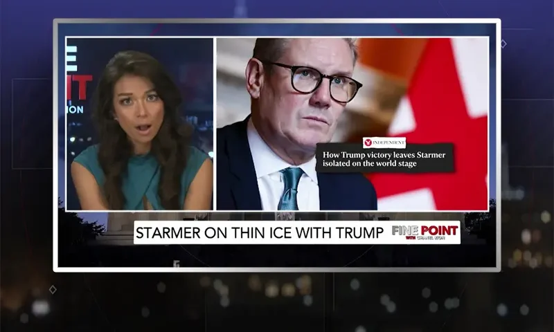 Video still from Fine Point on One America News Network