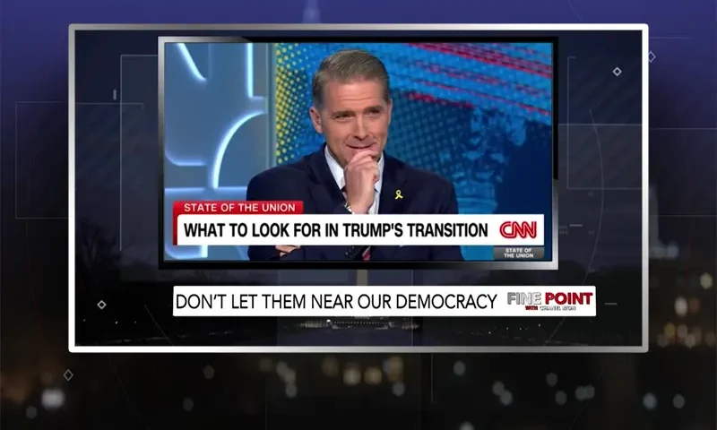 Video still from Fine Point on One America News Network
