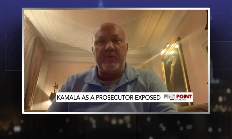 Video still from Fine Point on One America News Network during an interview with the guest, Brad Birkenfeld.