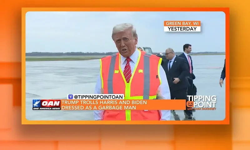 Video still from Tipping Point on One America News Network