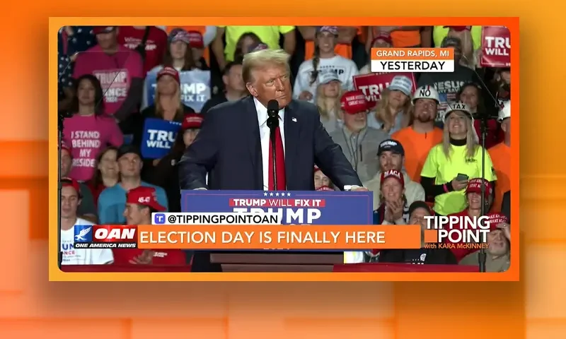 Video still from Tipping Point on One America News Network