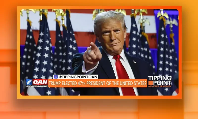 Video still from Tipping Point on One America News Network