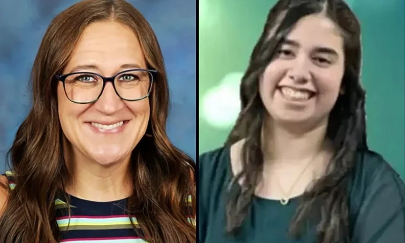 (L) Teacher Erin M. West, 42. (Photo via: Empire Photography) / (R) Rubi Patricia Vergara, 14. (Photo via: the Vergara family - photo permission via Madison Police Department)
