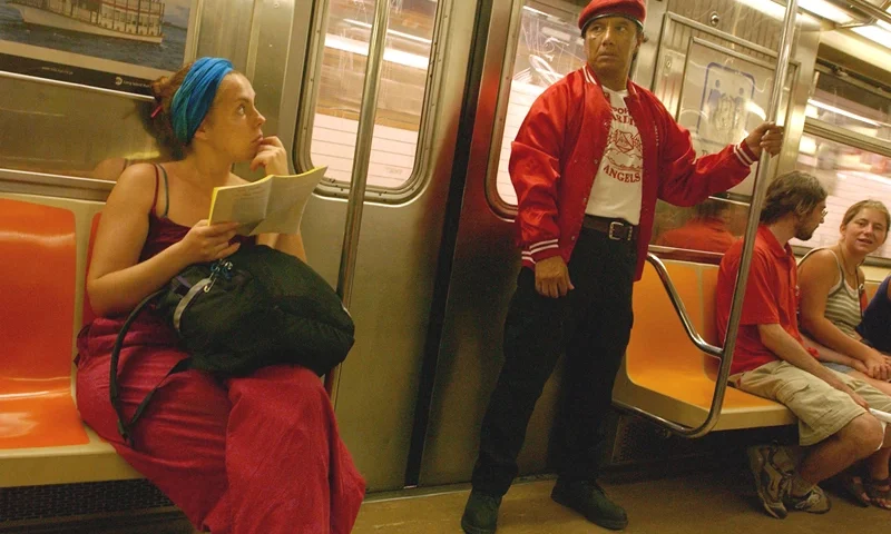 393145 01: A Guardian Angel keeps watch on a subway August 12, 2001 in New York City. Started in 1979 by Curtis Sliwa, the Guardian Angels were originally a vigilante response to the then rampant crime in New York City. Now, with chapters around the world and violent crime down around the country, the Guardian Angels are having a come back in many urban areas as citizens become increasingly tired of quality of life crimes such as prostitution and drug dealing which they feel the police are unable to quell. With red berets and matching nylon jackets, the Angels voluntarily patrol the streets unarmed in "recons" or patrols looking for suspicious activity. When members encounter a crime in progress they either call the police or make a citizen''s arrest. (Photo by Spencer Platt/Getty Images)