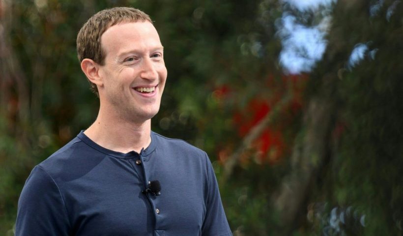 Meta founder and CEO Mark Zuckerberg speaks during Meta Connect event at Meta headquarters in Menlo Park, California on September 27, 2023. (Photo by JOSH EDELSON / AFP) (Photo by JOSH EDELSON/AFP via Getty Images)