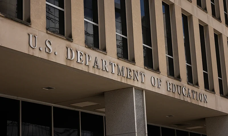 WASHINGTON, DC - AUGUST 21: The US Department of Education building is seen on August 21, 2024 in Washington, DC. (Photo by Tierney L. Cross/Getty Images)