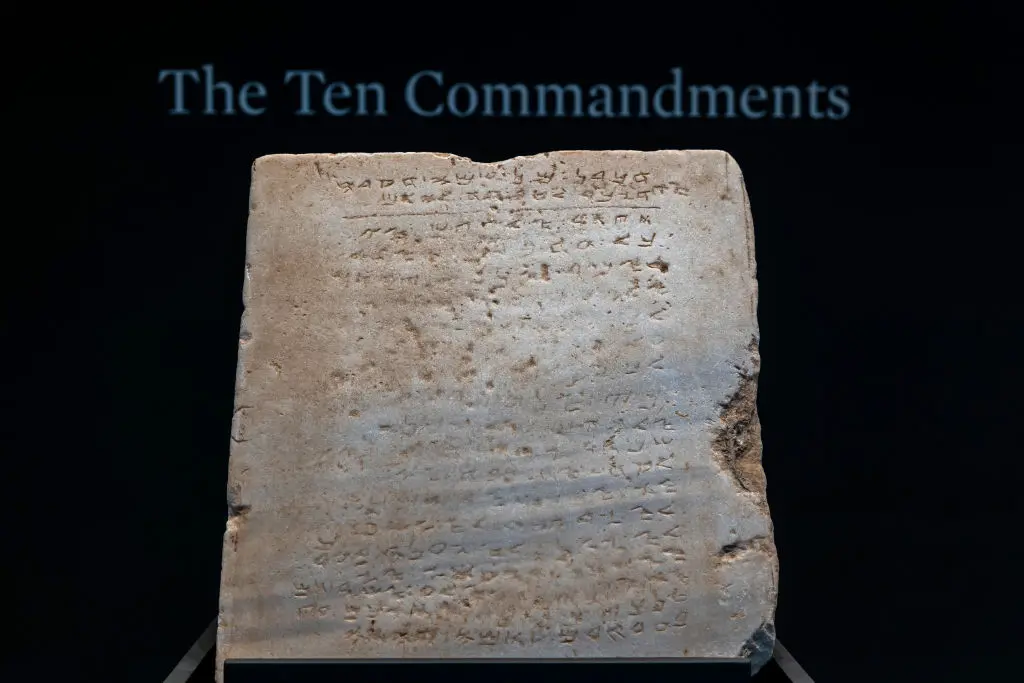Earliest Ten Commandments Tablet Up For Auction