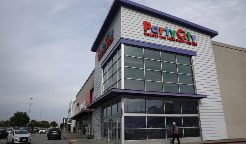 DALY CITY, CALIFORNIA - DECEMBER 20: A view of a Party City store on December 20, 2024 in Daly City, California. Party City announced plans to close all of its stores effective immediately after nearly 40 years in business. (Photo by Justin Sullivan/Getty Images)