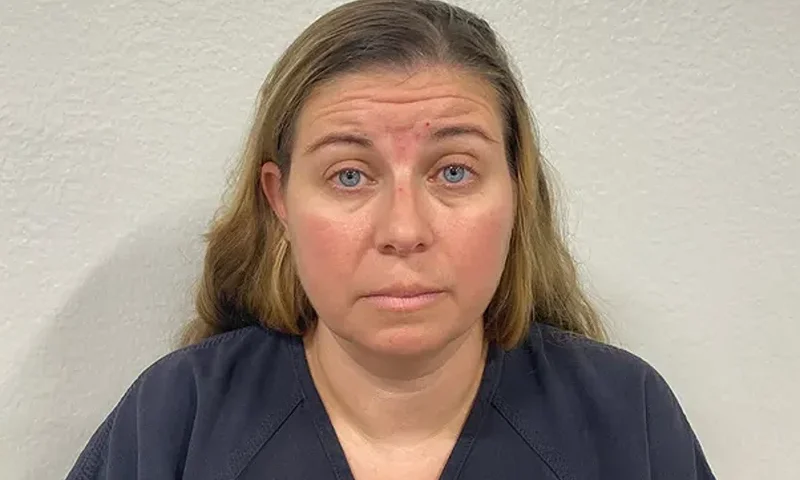 42-year-old Briana Boston of Florida was arrested after allegedly threatening an insurance agent (Polk County Jail)