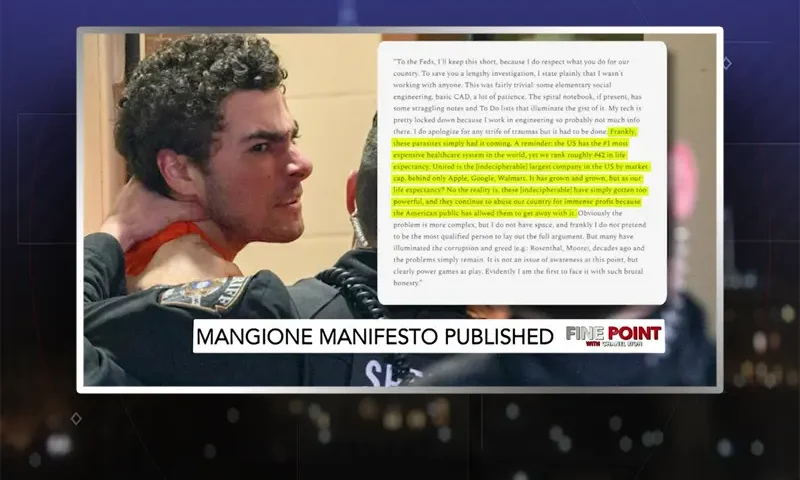 Video still from Fine Point on One America News Network