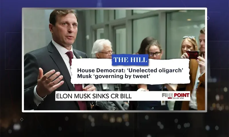 Video still from Fine Point on One America News Network