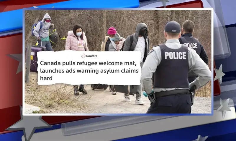 Video still from Real America on One America News Network