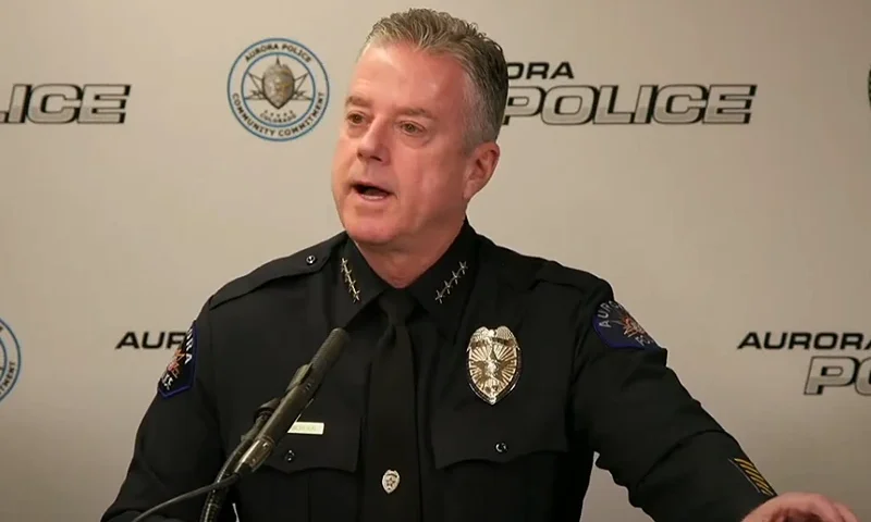 Police Chief Todd Chamberlain. (Photo via: Aurora Police Department)