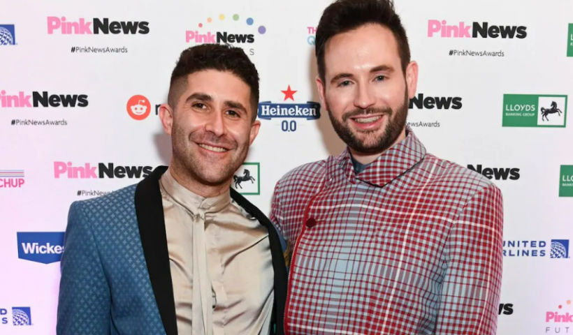 PinkNews bosses Benjamin Cohen, left, and Dr Anthony James have been accused of sexual misconduct by former and current staff members. (Photo via: Dave Benett/Getty Images Europe)