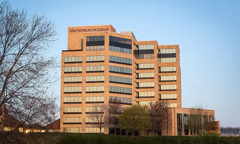 UnitedHealth Group's headquarters building is seen in Minnetonka, Minnesota, U.S. in this handout picture taken in 2019. UnitedHealth Group/Handout via REUTERS/File Photo