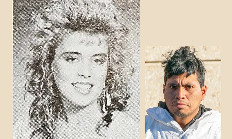 Debrina "Debbie" Kawam Passaic, 57. (Photo via: Valley Regional High School) / (R) Guatemalan illegal alien Sebastian Zapeta-Calil (Photo via: New York Police Department)