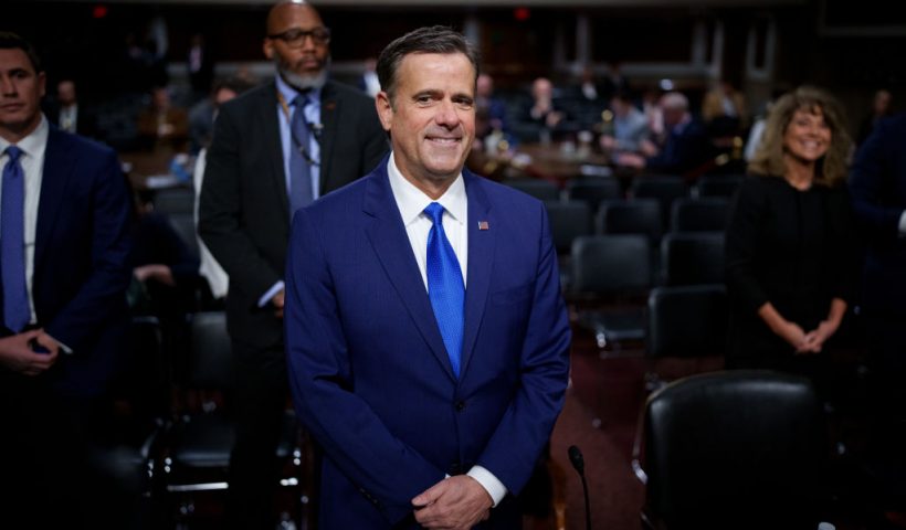 WASHINGTON, DC - JANUARY 15: U.S. President-elect Donald Trump's nominee for CIA Director John Ratcliffe arrives for a Senate Intelligence confirmation hearing on Capitol Hill on January 15, 2025 in Washington, DC. Ratcliffe, a former conservative congressman from Texas, served as Director of National Intelligence during Trump's first term. (Photo by Andrew Harnik/Getty Images)