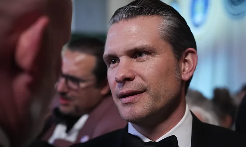 Secretary of Defense nominee Pete Hegseth attends the Commander and Chief Inaugural Ball on January 20, 2025 in Washington, DC. President Trump will attend some of the inaugural balls after taking the oath as the 47th president. (Photo by Andrew Harnik/Getty Images)